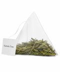 Bolsa piramidal con hojas de té verde Dragon Well