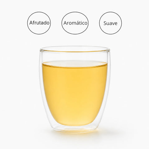 Infusión de té Oolong Melocotón con notas afrutadas, aromáticas y suaves