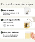 Cómo preparar té Oolong Melocotón en tres pasos