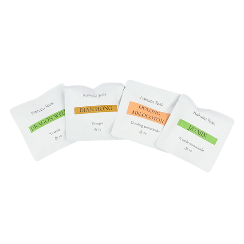 4 sobres de tes paquete de degustación
